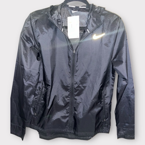 NIKE Womens Black Running Jacket - Small NWT - Picture 1 of 4